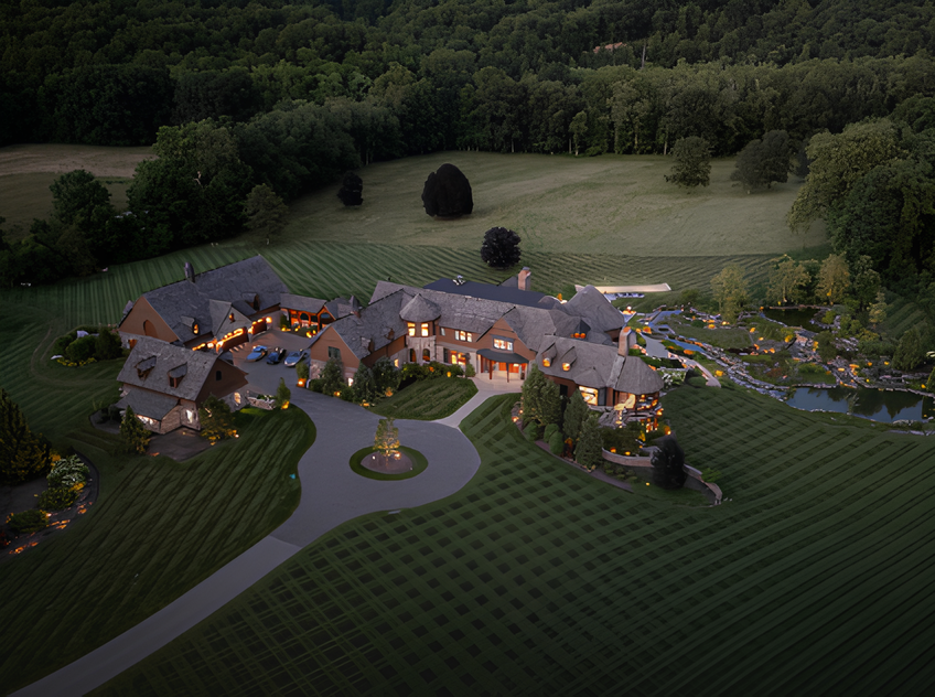 Luxury home with Lutron lighting
